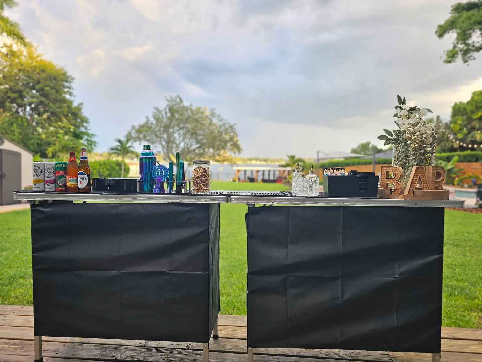 Innovation-inspired mixology station at Lake Nona wellness event